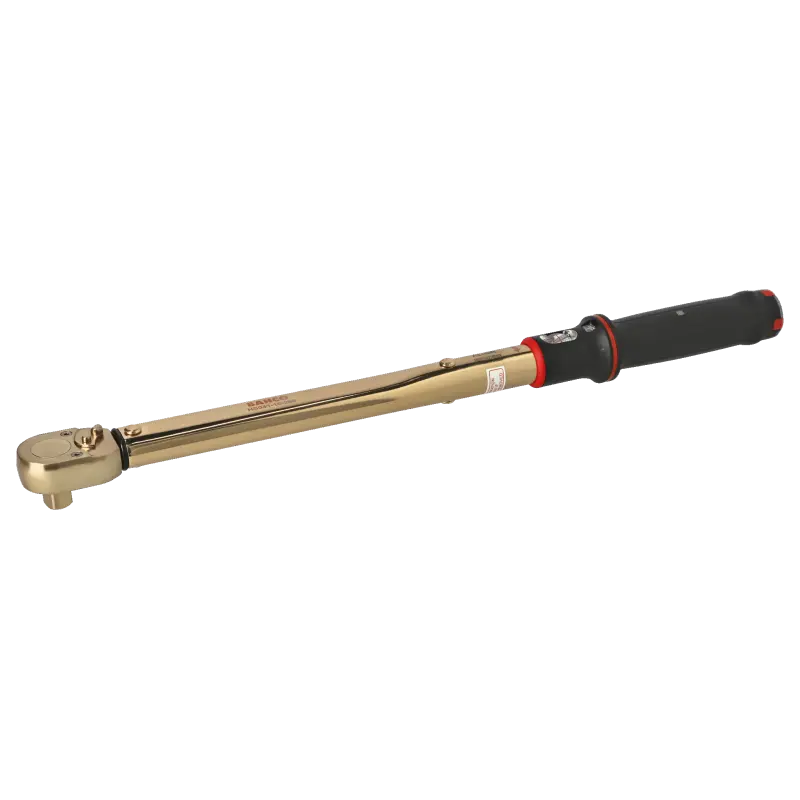 Chaves dinamométricas ajustáveis mecânicas sem faíscas com escala de janela e cabeça de roquete fixa em bronze de alumínio 12 N.m-50 N.m
- NS041-12-50 Chaves dinamométricas ajustáveis mecânicas sem faíscas com escala de janela e cabeça de roquete fixa em bronze de alumínio 12 N.m-50 N.m
- NS041-12-50