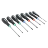 Conjunto de chaves de parafusos de fenda/Phillips/Pozidriv/TORX® com pega de borracha - 8 peças
- BE-9872 Conjunto de chaves de parafusos de fenda/Phillips/Pozidriv/TORX® com pega de borracha - 8 peças
- BE-9872