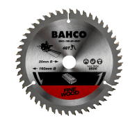 48-dentes Lâminas para serra circular para serras de imersão em madeira - 160 mm x 20 mm
- 8501-160-20-48XF