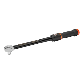 Chave dinamométrica de encaixe mecânica com janela de chave de roquete quadrada 3/8" 20 - 100 Nm
 - 74WR-100B