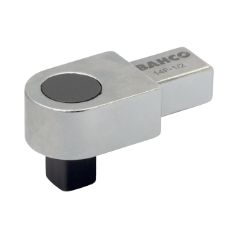 Cabeça fixa com encaixe quadrado e conector retangular
 - 14F-1/2