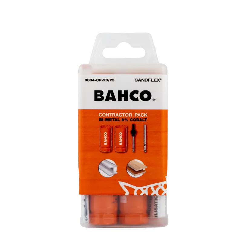 Conjunto de serras craneanas em bimetal Sandflex® 20x4 mm + 25x4 mm - 11 peças
 - 3834-CP-20/25