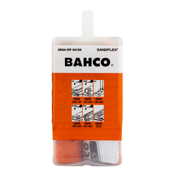 Conjunto de serras craneanas em bimetal Sandflex® 20x4 mm + 25x4 mm - 11 peças
 - 3834-CP-20/25 Conjunto de serras craneanas em bimetal Sandflex® 20x4 mm + 25x4 mm - 11 peças
 - 3834-CP-20/25