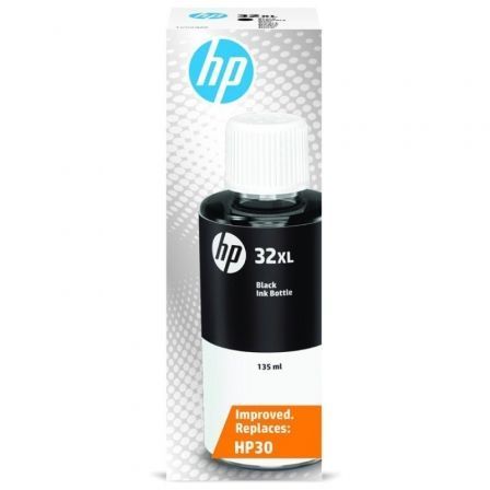 Botella de Tinta Original HP nº32 XL Alta Capacidad/ Negro Botella de Tinta Original HP nº32 XL Alta Capacidad/ Negro