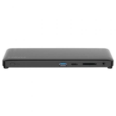 Docking USB Tipo-C 2-Power DOC0117A/ 4xUSB/ 1xUSB Tipo-C PD/ 2xHDMI/ 1xDisplayPort/ 1xJack/ 1xRJ45/ 1xLector Tarjetas SD/ Gris Docking USB Tipo-C 2-Power DOC0117A/ 4xUSB/ 1xUSB Tipo-C PD/ 2xHDMI/ 1xDisplayPort/ 1xJack/ 1xRJ45/ 1xLector Tarjetas SD/ Gris