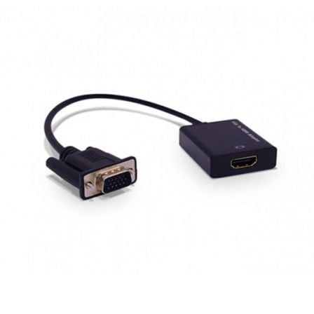 Cable Conversor 3GO C132 HDMI Hembra - VGA Macho/ 28.5cm/ Negro Cable Conversor 3GO C132 HDMI Hembra - VGA Macho/ 28.5cm/ Negro