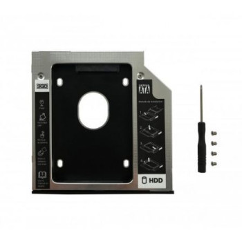 Adaptador DVD a Disco HD/SSD 3GO HDDCADDY127/ Incluye Destornillador y Tornillos Adaptador DVD a Disco HD/SSD 3GO HDDCADDY127/ Incluye Destornillador y Tornillos
