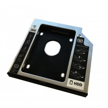 Adaptador DVD a Disco HD/SSD 3GO HDDCADDY127/ Incluye Destornillador y Tornillos Adaptador DVD a Disco HD/SSD 3GO HDDCADDY127/ Incluye Destornillador y Tornillos