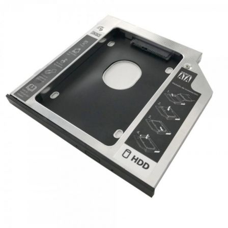 Adaptador DVD a Disco HD/SSD 3GO HDDCADDY95/ Incluye Destornillador y tornillos Adaptador DVD a Disco HD/SSD 3GO HDDCADDY95/ Incluye Destornillador y tornillos