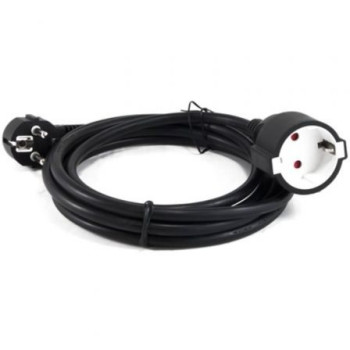 Cable Alargador de Alimentación 3GO AL3M/ CEE7 Macho - CEE7 Hembra/ 3m/ Negro Cable Alargador de Alimentación 3GO AL3M/ CEE7 Macho - CEE7 Hembra/ 3m/ Negro