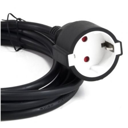 Cable Alargador de Alimentación 3GO AL3M/ CEE7 Macho - CEE7 Hembra/ 3m/ Negro Cable Alargador de Alimentación 3GO AL3M/ CEE7 Macho - CEE7 Hembra/ 3m/ Negro