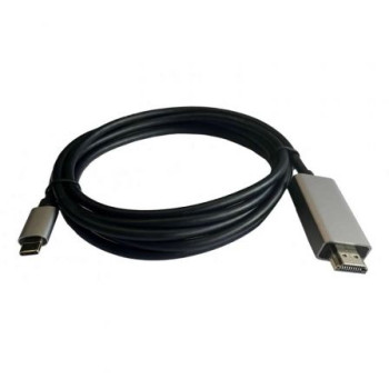 Cable HDMI 3GO C137/ HDMI Macho - USB Tipo-C Macho/ 2m/ Negro Cable HDMI 3GO C137/ HDMI Macho - USB Tipo-C Macho/ 2m/ Negro
