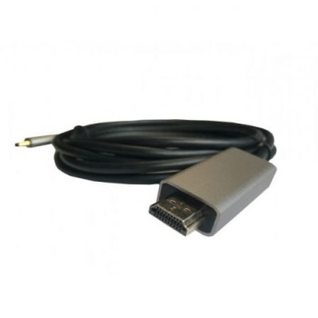 Cable HDMI 3GO C137/ HDMI Macho - USB Tipo-C Macho/ 2m/ Negro Cable HDMI 3GO C137/ HDMI Macho - USB Tipo-C Macho/ 2m/ Negro