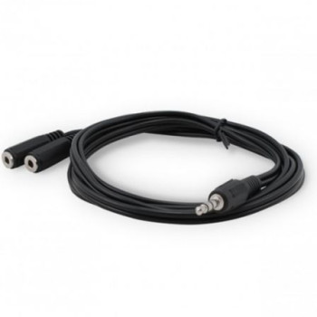 Cable Jack 3.5 3GO CA102/ Jack Macho - 2x Jack Hembra/ 1.5m Cable Jack 3.5 3GO CA102/ Jack Macho - 2x Jack Hembra/ 1.5m