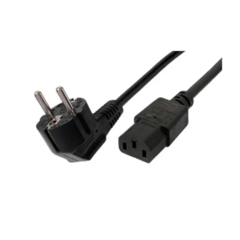Cable Alimentación 3GO CPOWER/ CEE (7-7) Macho - C13 Hembra/ 2m/ Negro Cable Alimentación 3GO CPOWER/ CEE (7-7) Macho - C13 Hembra/ 2m/ Negro