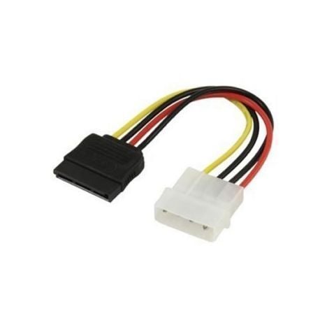 Cable Adaptador Alimentación Molex a Conector Sata 3GO CPSATA/ 15cm Cable Adaptador Alimentación Molex a Conector Sata 3GO CPSATA/ 15cm