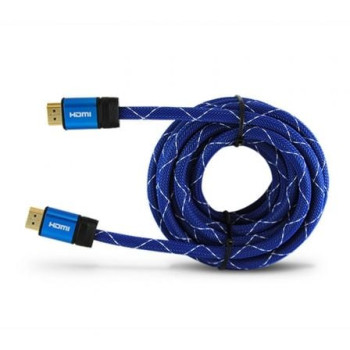 Cable HDMI 2.0 4K 3GO CHDMI52/ HDMI Macho - HDMI Macho/ 5m/ Azul Cable HDMI 2.0 4K 3GO CHDMI52/ HDMI Macho - HDMI Macho/ 5m/ Azul