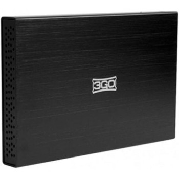 Caja Externa para Disco Duro de 2.5' 3GO HDD25BK12/ USB 2.0 Caja Externa para Disco Duro de 2.5' 3GO HDD25BK12/ USB 2.0