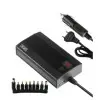 Cargador de Portátil 3GO Alim90C2/ 90W/ Manual/ 9 Conectores/ Voltaje 12-20V/ 1 USB/ con Adaptador para Coche Cargador de Portátil 3GO Alim90C2/ 90W/ Manual/ 9 Conectores/ Voltaje 12-20V/ 1 USB/ con Adaptador para Coche