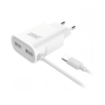 Cargador de Pared 3GO ALMUSB20/ 2xUSB/ 2A Cargador de Pared 3GO ALMUSB20/ 2xUSB/ 2A