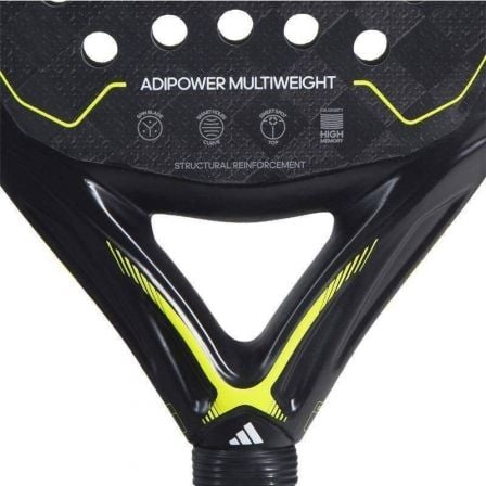 Pala de Pádel Adidas Adipower Multiweight 3.2 2023/ Negra Pala de Pádel Adidas Adipower Multiweight 3.2 2023/ Negra