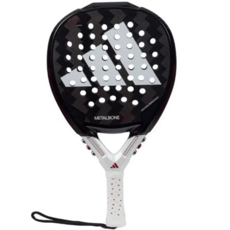 Pala de Pádel Adidas Metalbone HRD+ 2024/ Negra y Blanca (Ale Galan) Pala de Pádel Adidas Metalbone HRD+ 2024/ Negra y Blanca (Ale Galan)