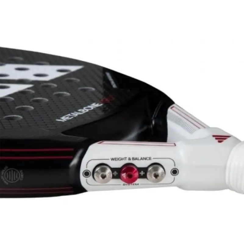 Pala de Pádel Adidas Metalbone HRD+ 2024/ Negra y Blanca (Ale Galan) Pala de Pádel Adidas Metalbone HRD+ 2024/ Negra y Blanca (Ale Galan)