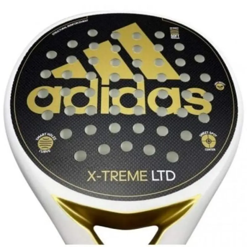 Pala de Pádel Adidas Pala Adidas X-Treme/ Blanco y Oro Pala de Pádel Adidas Pala Adidas X-Treme/ Blanco y Oro