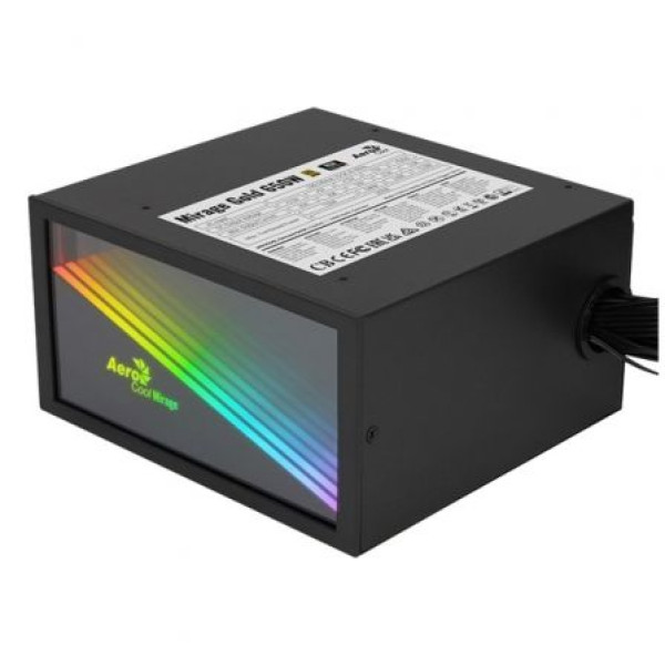 Fuente de Alimentación Aerocool Mirage Gold 650/ 650W/ Ventilador 12cm/ 80 Plus Gold