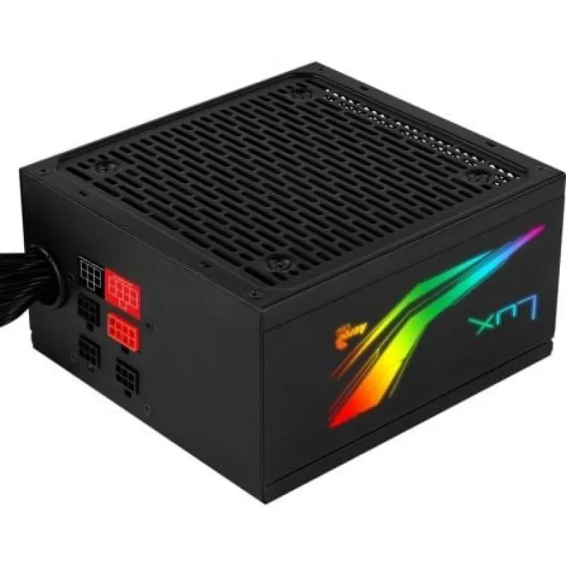 Fuente de Alimentación Aerocool LUX RGB 850M/ 850W/ Ventilador 12cm/ 80 Plus Bronze Fuente de Alimentación Aerocool LUX RGB 850M/ 850W/ Ventilador 12cm/ 80 Plus Bronze