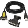 Cable Conversor impresora Aisens A104-0039/ USB Macho - DB9 Macho/ 1.8m/ Negro Cable Conversor impresora Aisens A104-0039/ USB Macho - DB9 Macho/ 1.8m/ Negro