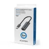 Adaptador USB 3.0 Aisens A106-0708/ USB Macho - RJ45 Hembra/ 15cm/ Gris Adaptador USB 3.0 Aisens A106-0708/ USB Macho - RJ45 Hembra/ 15cm/ Gris
