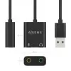 Tarjeta de Sonido Aisens A106-0769/ USB Macho - 2xJack 3.5 Hembra Tarjeta de Sonido Aisens A106-0769/ USB Macho - 2xJack 3.5 Hembra