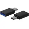 Adaptador USB 3.2 Aisens A108-0717/ USB Hembra - USB Tipo-C Macho/ Negro Adaptador USB 3.2 Aisens A108-0717/ USB Hembra - USB Tipo-C Macho/ Negro