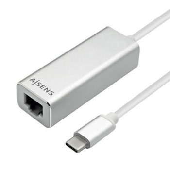 Adaptador USB Tipo-C - RJ45 Aisens A109-0341/ 1000Mbps/ USB Tipo-C Macho - RJ45 Hembra Adaptador USB Tipo-C - RJ45 Aisens A109-0341/ 1000Mbps/ USB Tipo-C Macho - RJ45 Hembra