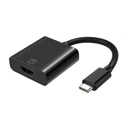 Conversor HDMI 4K 60Hz Aisens A109-0344/ HDMI Hembra - USB Tipo-C Macho/ 15cm/ Negro Conversor HDMI 4K 60Hz Aisens A109-0344/ HDMI Hembra - USB Tipo-C Macho/ 15cm/ Negro