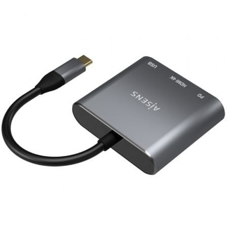 Conversor Aisens A109-0669/ USB Tipo-C Macho/ HDMI Hembra - USB Hembra - USB Tipo-C Hembra/ 15cm/ Gris Conversor Aisens A109-0669/ USB Tipo-C Macho/ HDMI Hembra - USB Hembra - USB Tipo-C Hembra/ 15cm/ Gris