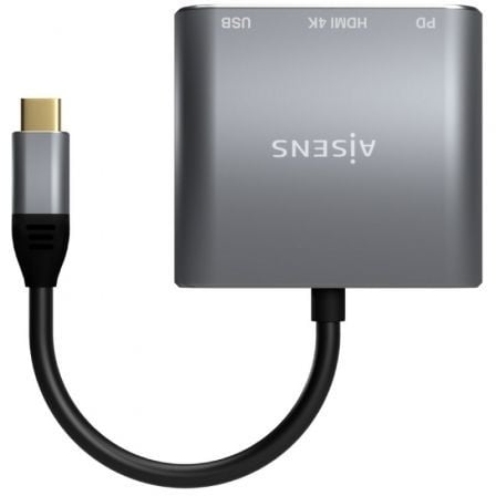 Conversor Aisens A109-0669/ USB Tipo-C Macho/ HDMI Hembra - USB Hembra - USB Tipo-C Hembra/ 15cm/ Gris Conversor Aisens A109-0669/ USB Tipo-C Macho/ HDMI Hembra - USB Hembra - USB Tipo-C Hembra/ 15cm/ Gris