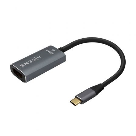 Conversor HDMI 4K 60Hz Aisens A109-0683/ HDMI Hembra - USB Tipo-C Macho/ 15cm/ Gris Conversor HDMI 4K 60Hz Aisens A109-0683/ HDMI Hembra - USB Tipo-C Macho/ 15cm/ Gris