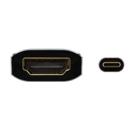 Conversor HDMI 4K 60Hz Aisens A109-0683/ HDMI Hembra - USB Tipo-C Macho/ 15cm/ Gris Conversor HDMI 4K 60Hz Aisens A109-0683/ HDMI Hembra - USB Tipo-C Macho/ 15cm/ Gris