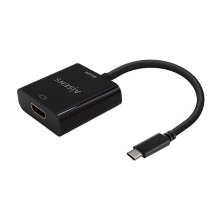 Conversor HDMI 4K 30Hz Aisens A109-0684/ HDMI Hembra - USB Tipo-C Macho/ 15cm/ Negro Conversor HDMI 4K 30Hz Aisens A109-0684/ HDMI Hembra - USB Tipo-C Macho/ 15cm/ Negro