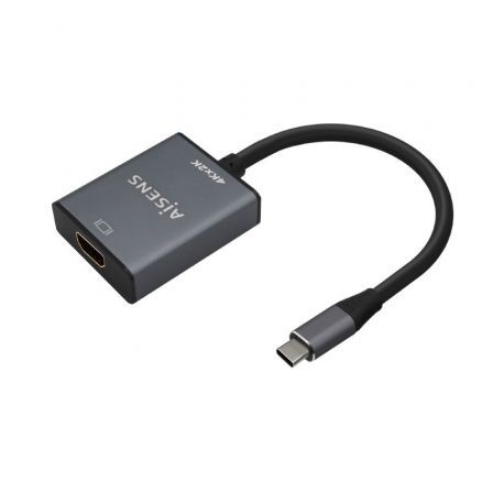Conversor HDMI 4K 30Hz Aisens A109-0685/ HDMI Hembra - USB Tipo-C Macho/ 15cm/ Gris Conversor HDMI 4K 30Hz Aisens A109-0685/ HDMI Hembra - USB Tipo-C Macho/ 15cm/ Gris