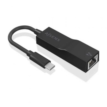 Adaptador USB 3.1 Aisens A106-0765/ USB-C Macho - RJ45 Hembra/ 11cm/ Negro Adaptador USB 3.1 Aisens A106-0765/ USB-C Macho - RJ45 Hembra/ 11cm/ Negro