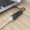 Adaptador USB 3.1 Aisens A106-0765/ USB-C Macho - RJ45 Hembra/ 11cm/ Negro Adaptador USB 3.1 Aisens A106-0765/ USB-C Macho - RJ45 Hembra/ 11cm/ Negro