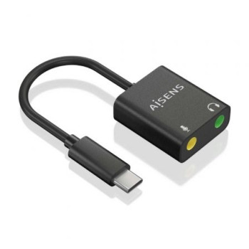 Tarjeta de Sonido Aisens A109-0767/ USB-C Macho - 2xJack 3.5 Hembra Tarjeta de Sonido Aisens A109-0767/ USB-C Macho - 2xJack 3.5 Hembra