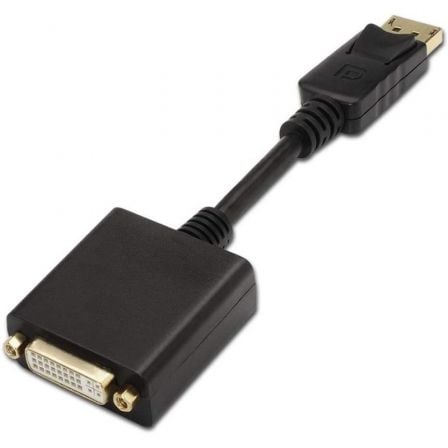 Cable Conversor Aisens A125-0133/ DisplayPort Macho - DVI Hembra/ 15cm/ Negro Cable Conversor Aisens A125-0133/ DisplayPort Macho - DVI Hembra/ 15cm/ Negro