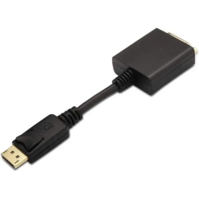 Cable Conversor Aisens A125-0133/ DisplayPort Macho - DVI Hembra/ 15cm/ Negro Cable Conversor Aisens A125-0133/ DisplayPort Macho - DVI Hembra/ 15cm/ Negro