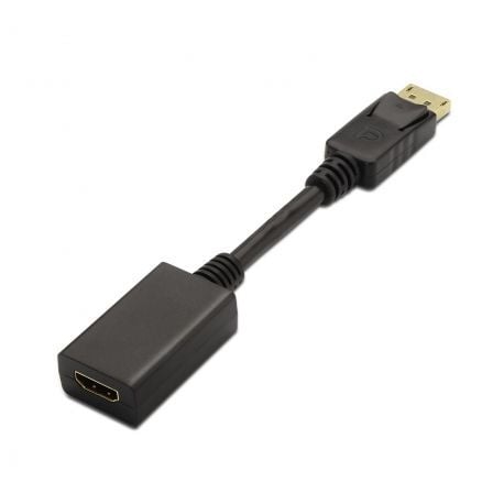 Conversor Aisens A125-0134/ DisplayPort Macho - HDMI Hembra/ 15cm/ Negro Conversor Aisens A125-0134/ DisplayPort Macho - HDMI Hembra/ 15cm/ Negro