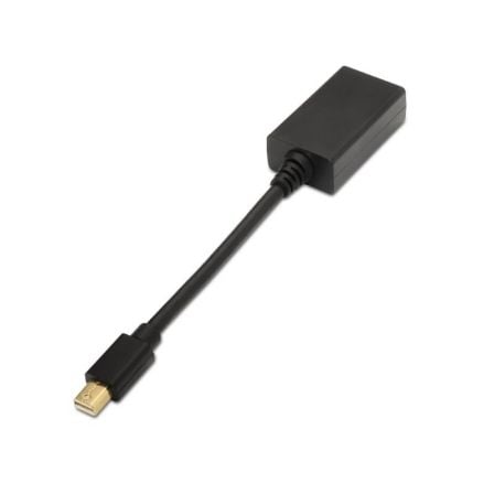 Cable Conversor Aisens A125-0137/ Mini DisplayPort Macho - HDMI Hembra/ 15cm/ Negro Cable Conversor Aisens A125-0137/ Mini DisplayPort Macho - HDMI Hembra/ 15cm/ Negro