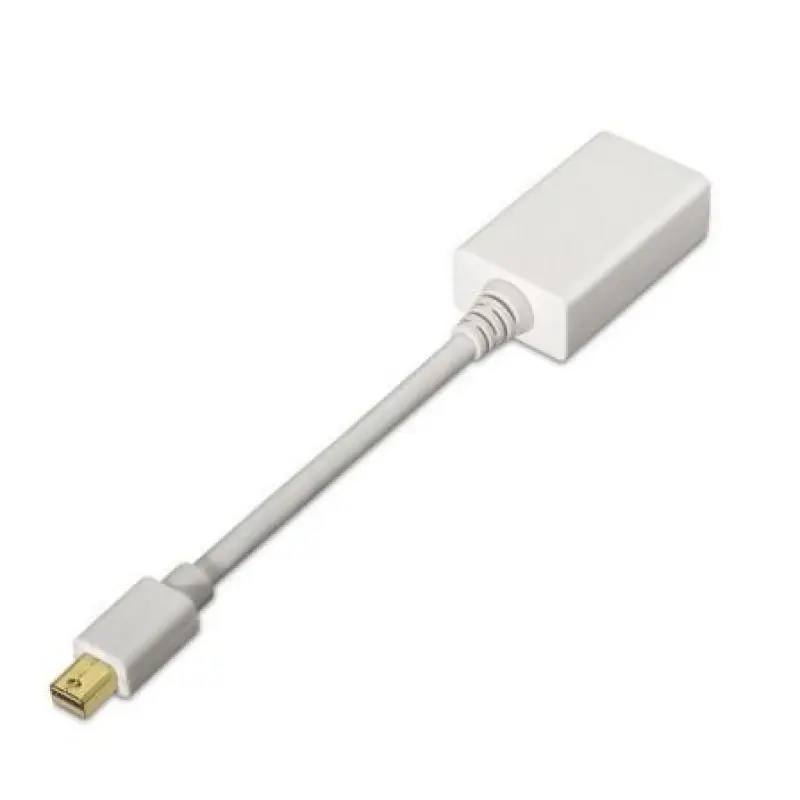 Cable Conversor Aisens A125-0138/ Mini DisplayPort Macho - HDMI Hembra/ 15cm/ Blanco Cable Conversor Aisens A125-0138/ Mini DisplayPort Macho - HDMI Hembra/ 15cm/ Blanco